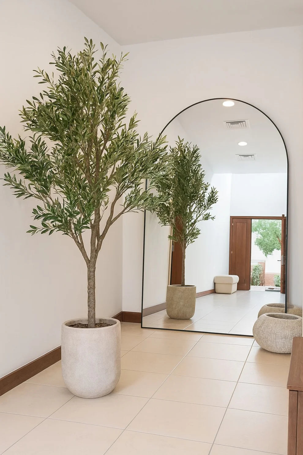 Miroir XXL Noir – Pleine Longueur 200x100 CM